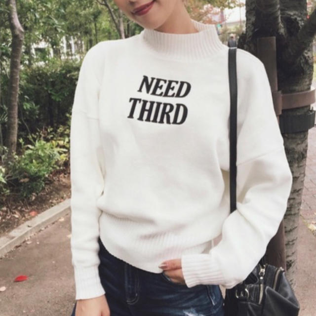 GYDA(ジェイダ)のGYDA🌙NEEDTHIRDタートルショートニットTOPS レディースのトップス(ニット/セーター)の商品写真