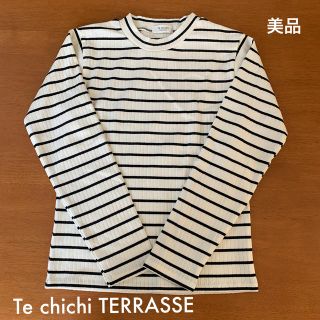 テチチ(Techichi)のTe chi chi TERRASSE ボーダーカットソー【美品】(カットソー(長袖/七分))