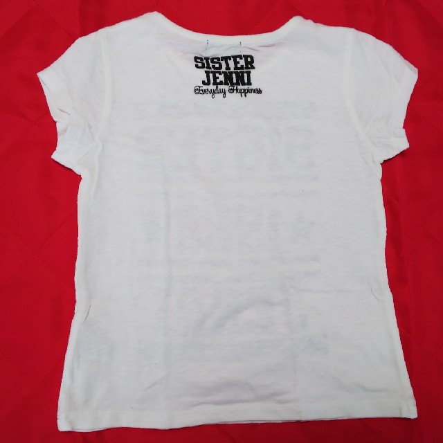 JENNI(ジェニィ)のsisterJENNI 半袖Tシャツ 120センチ ホワイト ロゴ トップス キッズ/ベビー/マタニティのキッズ服女の子用(90cm~)(Tシャツ/カットソー)の商品写真