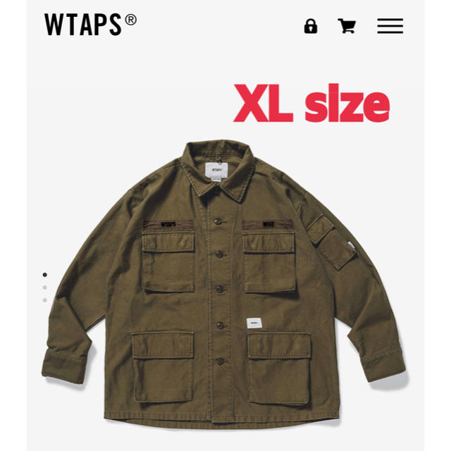 WTAPS JUNGLE LS 01 SHIRT OLIVE DRAB XL