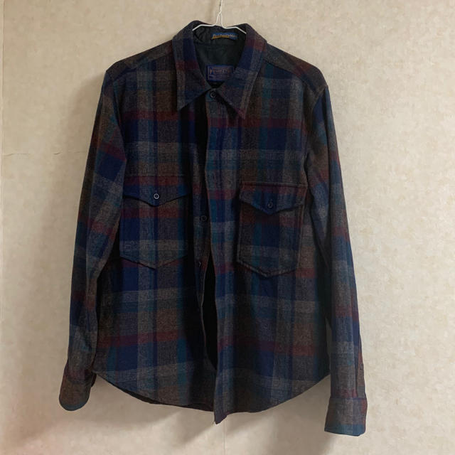 PENDLETON(ペンドルトン)のペンドルトン ウール チェックシャツ ネルシャツ ビンテージ 80s 90s メンズのトップス(シャツ)の商品写真