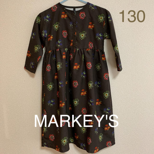 MARKEY'S(マーキーズ)の【rui様　専用】マーキーズ　ボタニカルワンピース　130cm キッズ/ベビー/マタニティのキッズ服女の子用(90cm~)(ワンピース)の商品写真