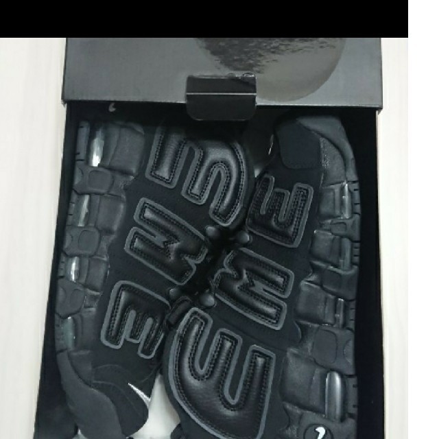 Supreme(シュプリーム)のsupreme NIKE air more uptempo 27cm black メンズの靴/シューズ(スニーカー)の商品写真