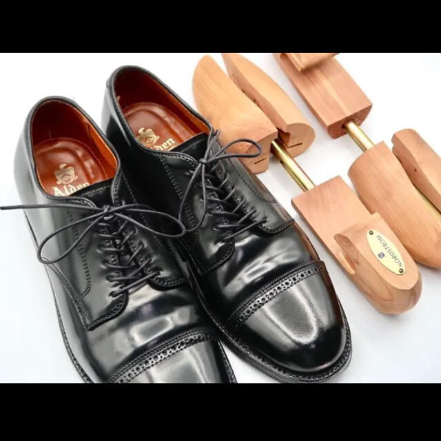 オンライン限定商品】 Alden シューツリー付 8D ストレートチップ