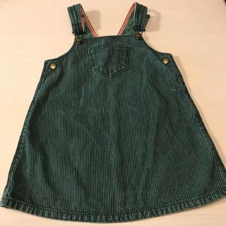 プチバトー(PETIT BATEAU)のプチバトー　デニム　ジャンパースカート　86cm(ワンピース)