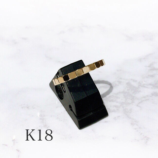 K18 プレスデザイン リング(リング(指輪))