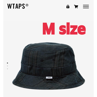 ダブルタップス(W)taps)のWTAPS BUCKET 01 HAT BLUE Mサイズ(ハット)