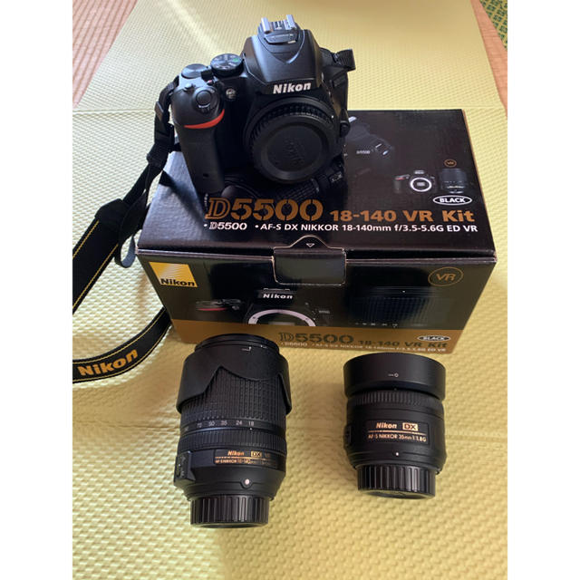 豪華で新しい D5500 Nikon - Nikon 18-140 レンズキット！単焦点レンズ