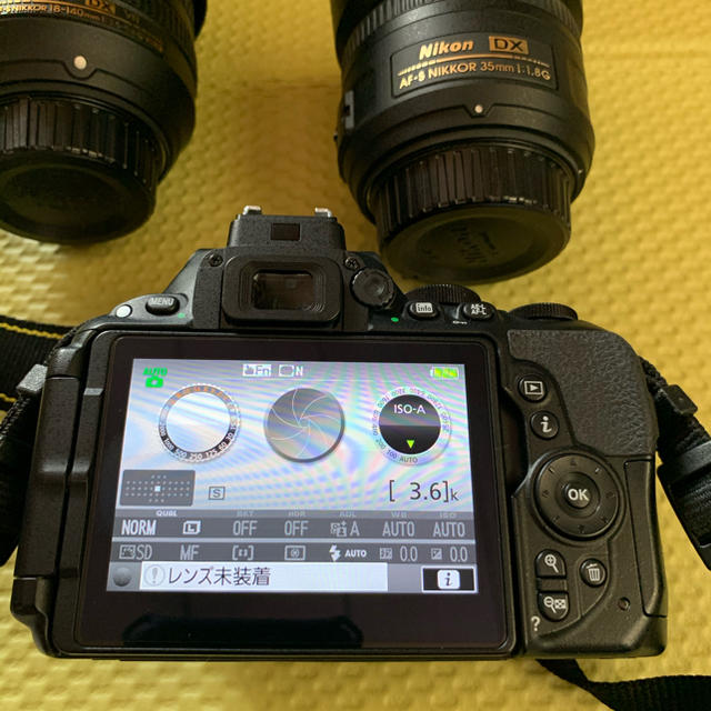 Nikon D5500 18-140 VR レンズキット！単焦点レンズ付き！