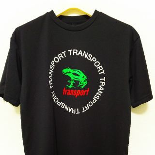 ジーディーシー(GDC)の【新品未使用】TRANSPORT（FCTRANSPORT）サークルロゴ黒Ｌサイズ(Tシャツ/カットソー(半袖/袖なし))