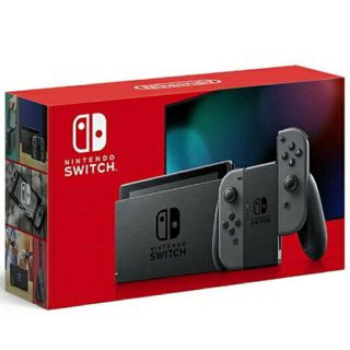 ニンテンドウ(任天堂)の任天堂スイッチ【新型】グレー(家庭用ゲーム機本体)