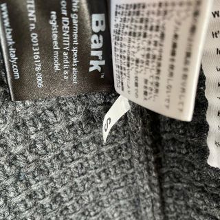BARK - BARK/バーク/nano universe別注/ニットダッフルコートの通販 by ... BARK ニットアウター イタリア製 シップス別注モデル