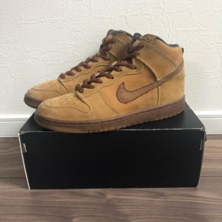 27.5cm NIKE DUNK HIGH PRO SB ウィート