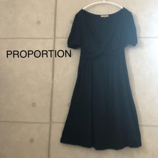 プロポーションボディドレッシング(PROPORTION BODY DRESSING)のPROPORTION 半袖　ワンピース (ひざ丈ワンピース)