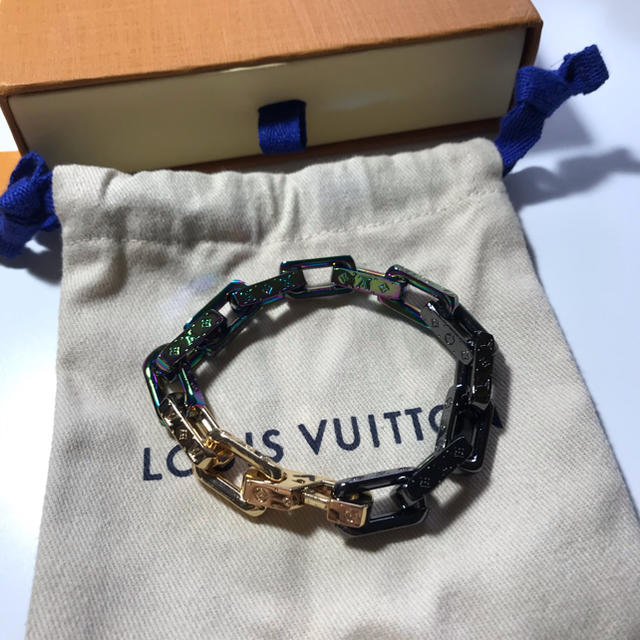 Louis Vuitton ブラスレ チェーン モノグラム カラーズM68242 超話題