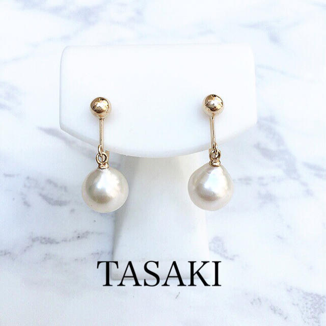 TASAKI  国産あこや真珠 K14イヤリング/しずくsmilejewelry