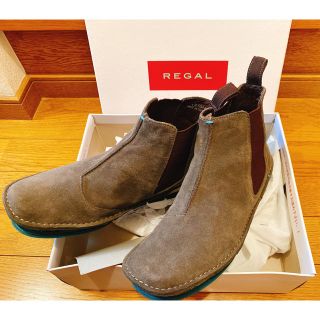 リーガル(REGAL)のリーガル　差し色サイドゴアブーツ(ブーツ)