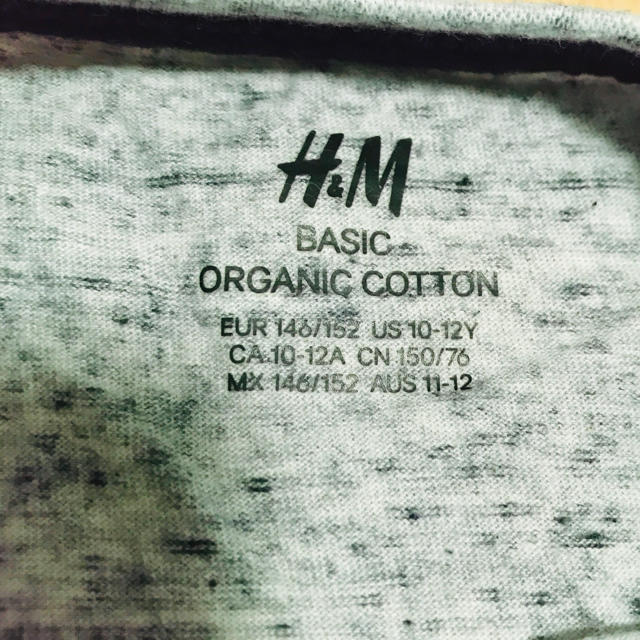 H&M(エイチアンドエム)のH&M  Ｖネック長袖Ｔシャツ 146/152 キッズ/ベビー/マタニティのキッズ服男の子用(90cm~)(Tシャツ/カットソー)の商品写真