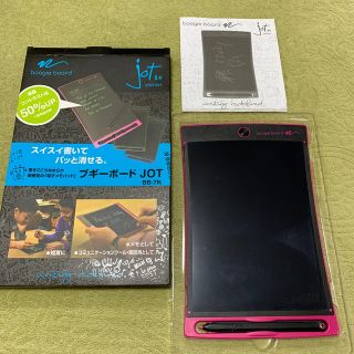 キングジム(キングジム)の★美品★ ブギーボードJOTピンク　何度も使えて経済的な電子メモ(ノート/メモ帳/ふせん)