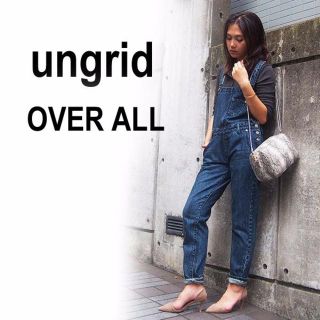 アングリッド(Ungrid)のUNGRID デニムオーバーオール☆サイズS(サロペット/オーバーオール)