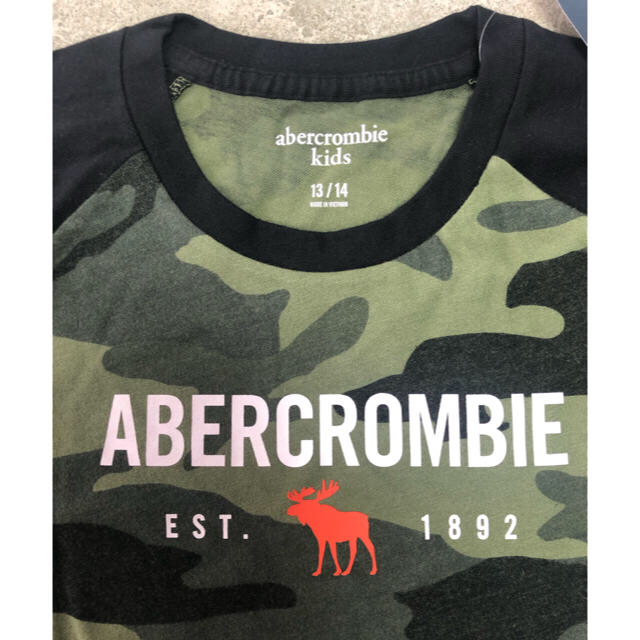 Abercrombie&Fitch(アバクロンビーアンドフィッチ)の*新品*アバクロ ロンT ボーイズ13-14 キッズ/ベビー/マタニティのキッズ服男の子用(90cm~)(Tシャツ/カットソー)の商品写真