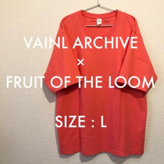 アンユーズド(UNUSED)のVAINL ARCHIVE × FRUIT OF THE LOOM XL相当(Tシャツ/カットソー(半袖/袖なし))