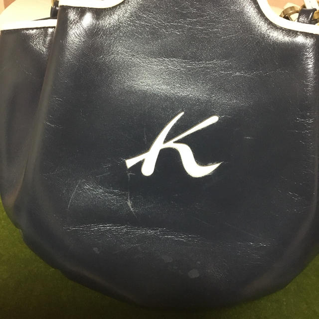 Kitamura(キタムラ)のネイビー　ポシェット　革　キタムラ レディースのバッグ(ショルダーバッグ)の商品写真