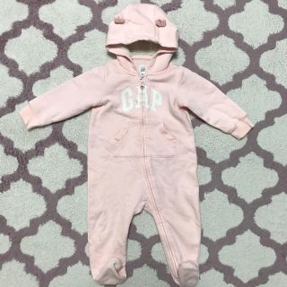 ベビーギャップ(babyGAP)のbabyGAP クマ耳　カバーオール　70(カバーオール)