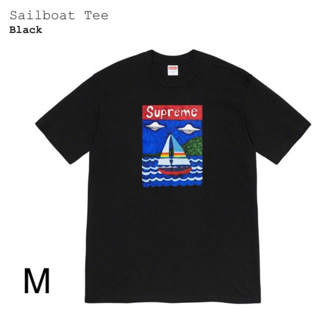 supreme Sailboat Tee M ブラック