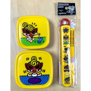 HYSTERIC MINI - ヒスミニ☆正規品☆新品☆お弁当箱&お箸☆セット☆タッパー☆黄の通販｜ラクマ