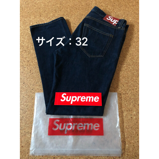 最終出品 Supreme Rigid Slim Jean 32 デニム