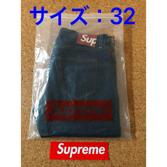 最終出品 Supreme Rigid Slim Jean 32 デニム