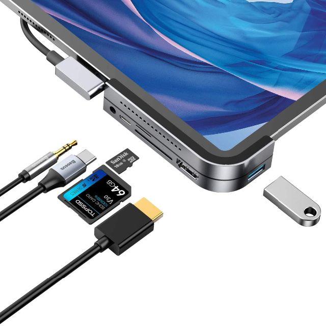 Baseus USB Type C ハブ iPad Pro hubスマホ/家電/カメラ