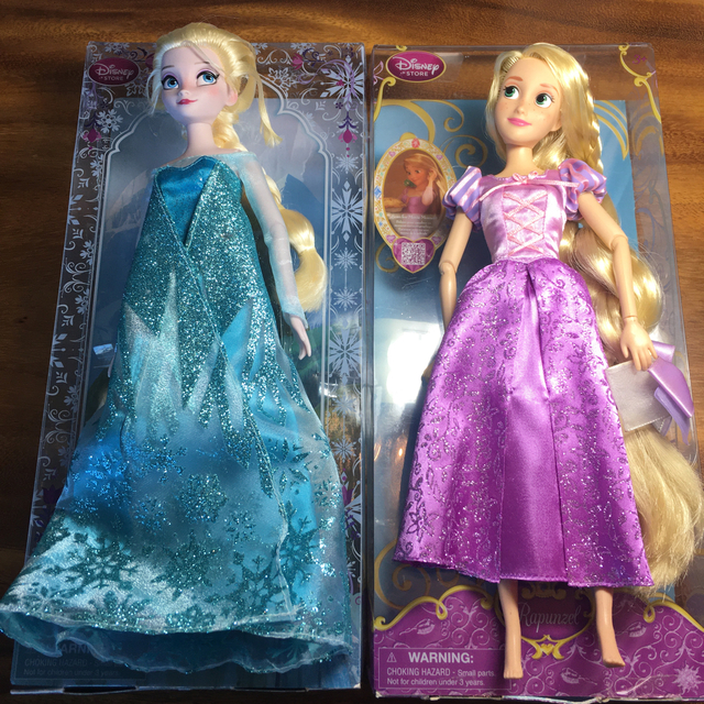 Disney(ディズニー)のディズニー　プリンセス　アナと雪の女王　エルサ　ラプンツェル　ドール　人形 エンタメ/ホビーのおもちゃ/ぬいぐるみ(キャラクターグッズ)の商品写真