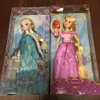 ディズニー(Disney)のディズニー　プリンセス　アナと雪の女王　エルサ　ラプンツェル　ドール　人形(キャラクターグッズ)