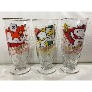 スヌーピー(SNOOPY)のSNOOPYグラス(3つセット)(グラス/カップ)