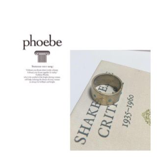 サンタモニカ(Santa Monica)の⬜️️phoebe ゴールドクロスリング(リング(指輪))