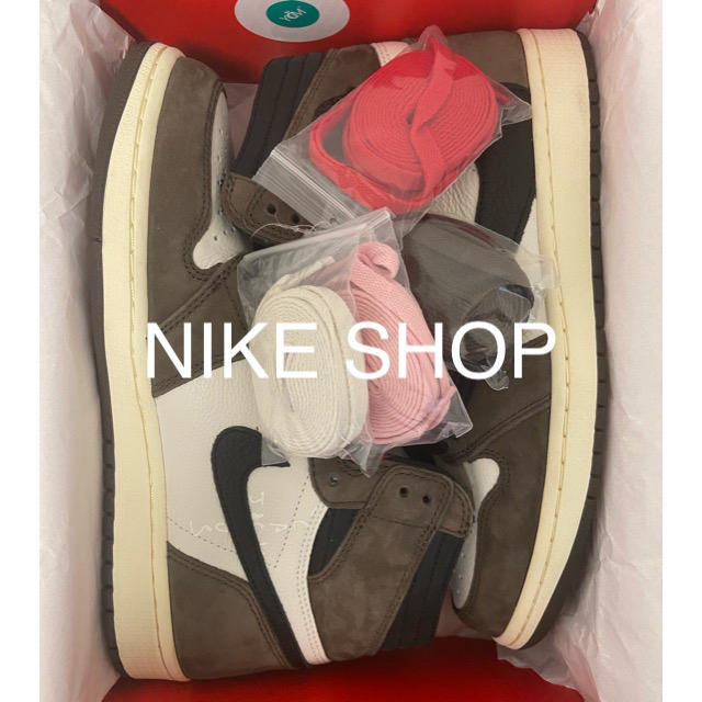 NIKE(ナイキ)の27.5㎝‼️送料込‼️AIR JORDAN 1 OG TRAVIS SCOTT メンズの靴/シューズ(スニーカー)の商品写真