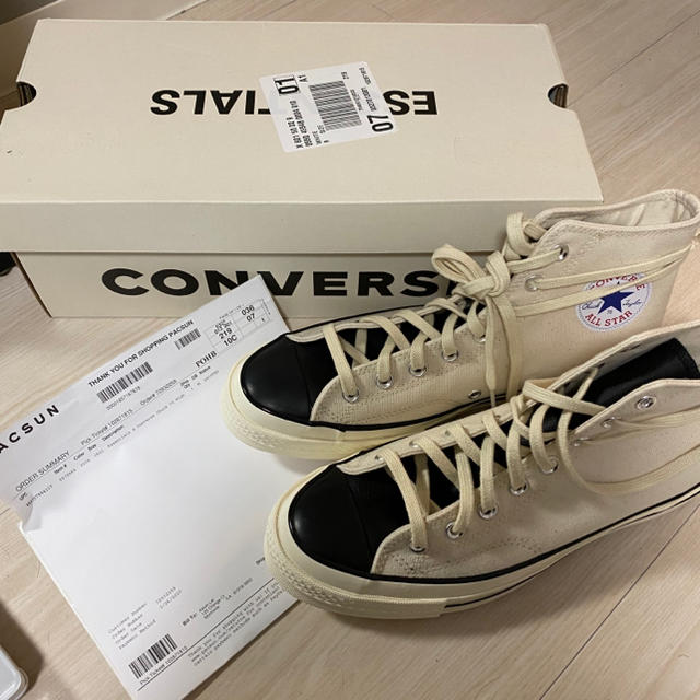 FEAR OF GOD(フィアオブゴッド)の新品未使用Essentials converse コンバースUS9 メンズの靴/シューズ(スニーカー)の商品写真