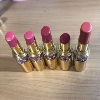 イヴサンローランボーテ(Yves Saint Laurent Beaute)のラン ルージュ ヴォリュプテ シャイン まとめ売り 43 21 16(口紅)