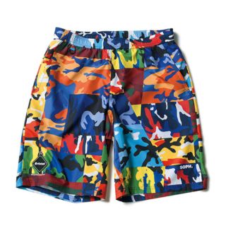 エフシーアールビー(F.C.R.B.)のFCRB CAMOUFLAGE PRACTICE SHORTS  M(ショートパンツ)