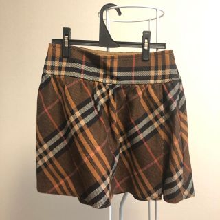 バーバリーブルーレーベル(BURBERRY BLUE LABEL)のBURBERRY チェック スカート(ミニスカート)