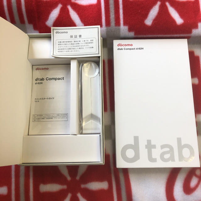 NTTdocomo(エヌティティドコモ)のドコモ⭐️docomo dtab Compact d-02H スマホ/家電/カメラのPC/タブレット(タブレット)の商品写真