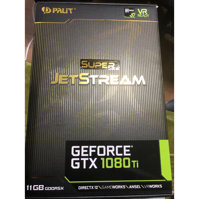 PILOT(パイロット)のGeforce GTX1080ti PALIT SUPER JETSTREAM スマホ/家電/カメラのPC/タブレット(PCパーツ)の商品写真