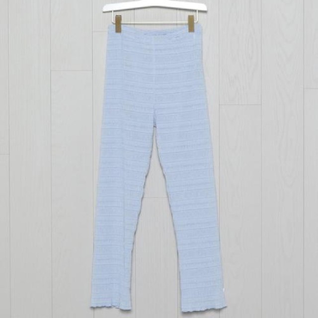 BEAUTY&YOUTH UNITED ARROWS(ビューティアンドユースユナイテッドアローズ)のSHEER PANTS ライトブルー レディースのパンツ(カジュアルパンツ)の商品写真