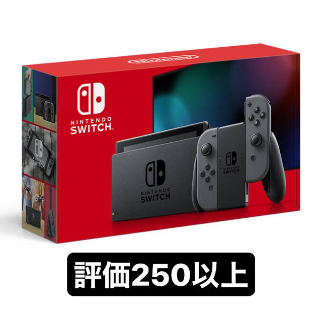 Nintendo Switch(ニンテンドースイッチ)の新型ニンテンドースイッチ　グレー エンタメ/ホビーのゲームソフト/ゲーム機本体(家庭用ゲーム機本体)の商品写真