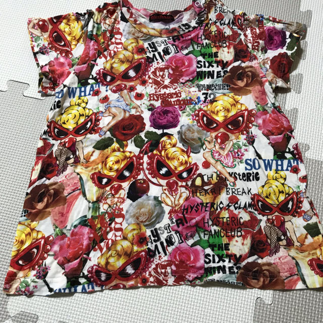 HYSTERIC MINI(ヒステリックミニ)の半袖　ビックTシャツ キッズ/ベビー/マタニティのキッズ服女の子用(90cm~)(Tシャツ/カットソー)の商品写真