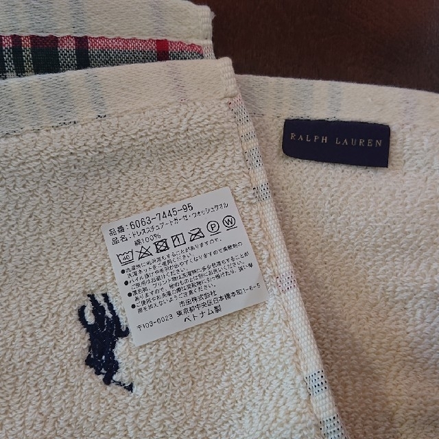 POLO RALPH LAUREN(ポロラルフローレン)の【sango様用】ハンドタオル(ラルフローレン) インテリア/住まい/日用品の日用品/生活雑貨/旅行(タオル/バス用品)の商品写真