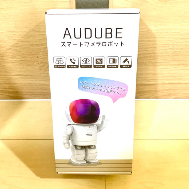 【新品】 AUDUBE アドビ スマートカメラロボット ホワイト