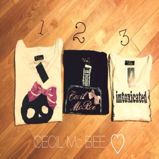 セシルマクビー(CECIL McBEE)のCECILMc BEE. 3点Tシャツ♡(Tシャツ(長袖/七分))